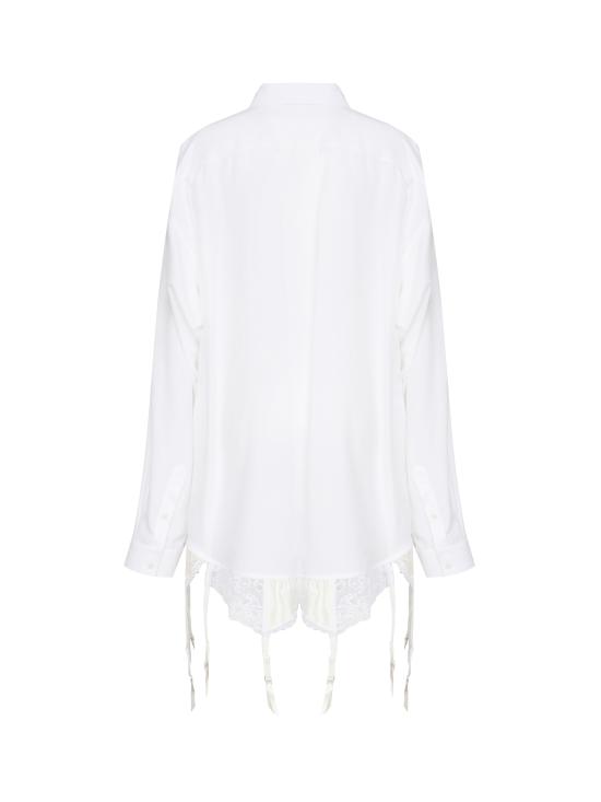 25FW 발렌시아가 셔츠 831656 TRO379000 White - BALENCIAGA