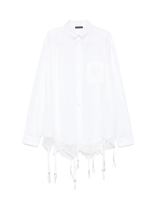 25FW 발렌시아가 셔츠 831656 TRO379000 White