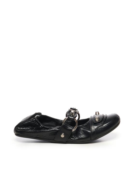 25FW 발렌시아가 플랫 슈즈 828095 WAD4Y1080 Black