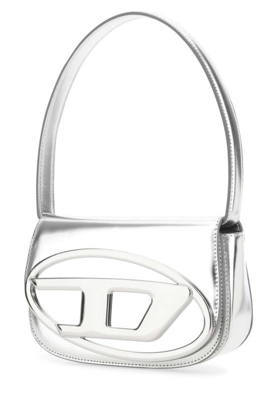 26FW 디젤 1DR 숄더백 인 미러드 레더 X08396PS202 H0535 Silver - DIESEL