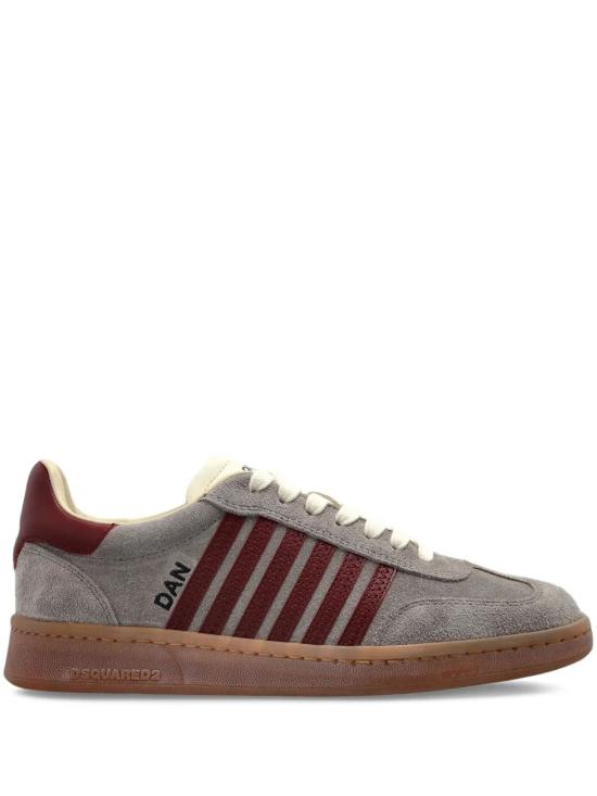 25FW 디스퀘어드2 스니커즈 SNW036414170001 M4138 TAUPE BORDEAUX