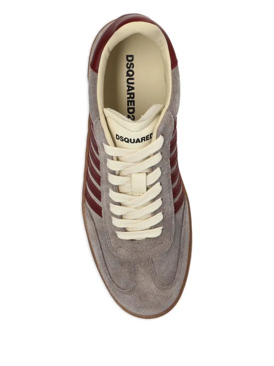 25FW 디스퀘어드2 스니커즈 SNW036414170001 M4138 TAUPE BORDEAUX - DSQUARED2