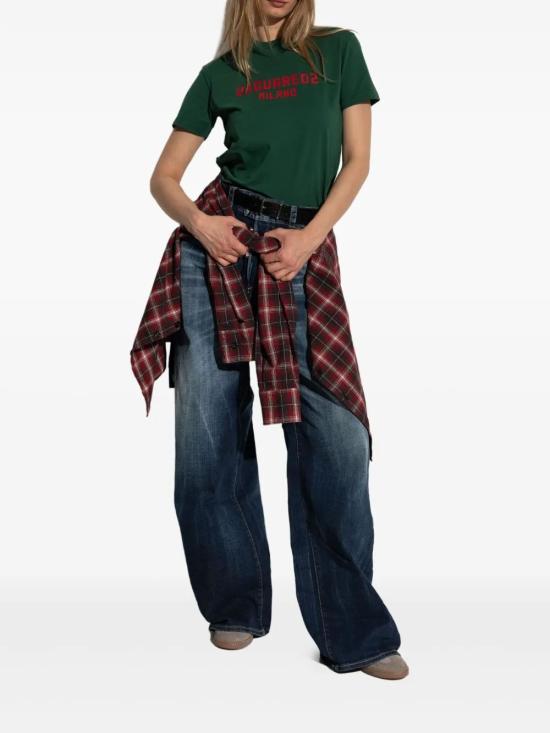 25FW 디스퀘어드2 스니커즈 SNW036414170001 M4138 TAUPE BORDEAUX - DSQUARED2