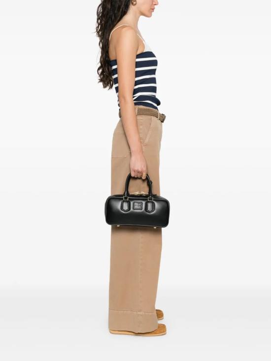 25FW 미우미우 토트백 5BB148VOONACR3 F0002 NERO - MIU MIU