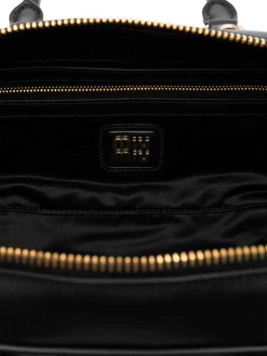 25FW 미우미우 토트백 5BB148VOONACR3 F0002 NERO - MIU MIU