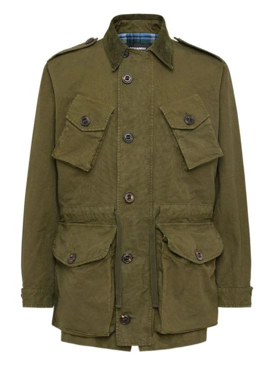 25FW 디스퀘어드2 자켓 S74BN1325D35106 728 MILITARY GREEN
