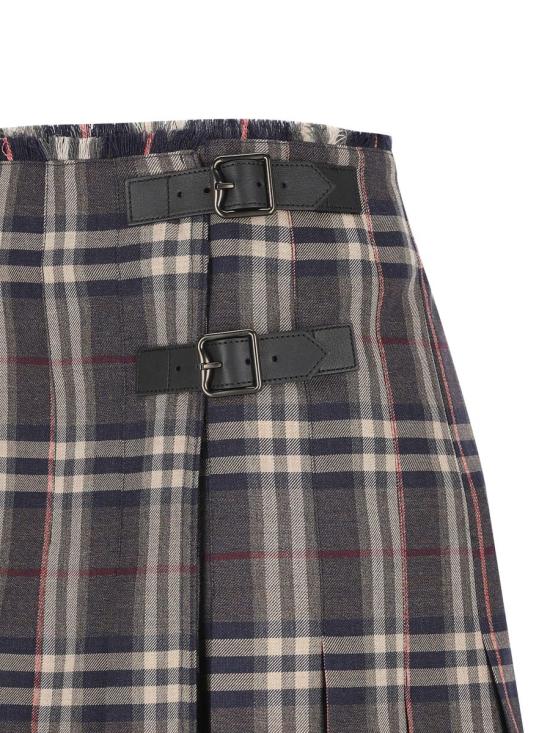 25FW 버버리 체크 울 미니 킬트 8110427C3127 AI25 FIG - BURBERRY