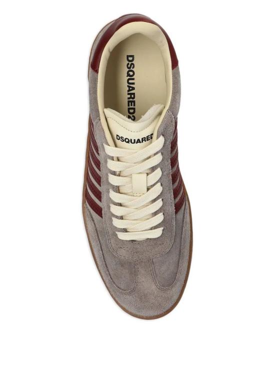 25FW 디스퀘어드2 스니커즈 SNW036414170001 M4138 TAUPE BORDEAUX - DSQUARED2