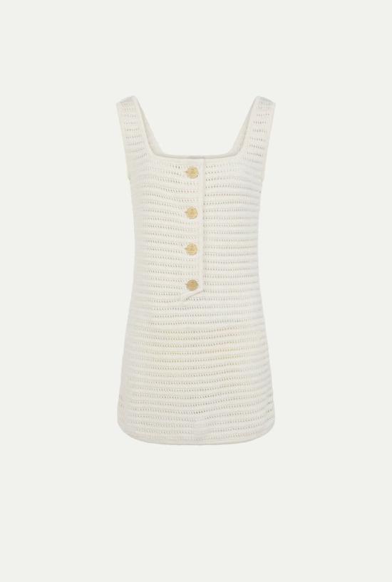 25FW 르카샤 숏 원피스 SIFLAQ0 59930 713 WHITE