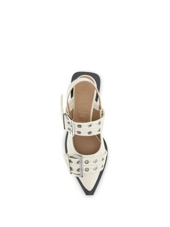 25FW 가니 플랫 슈즈 S2842 135 WHITE - GANNI