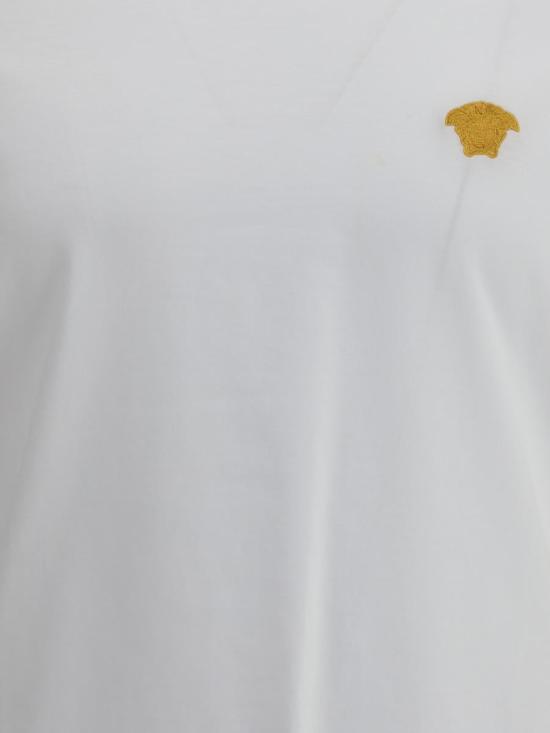 26SS 베르사체 반팔 티셔츠 10084811A08489 1W000 WHITE - VERSACE