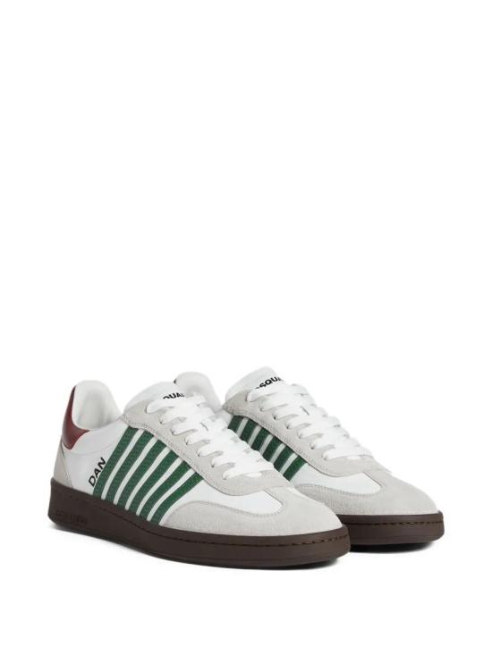 25FW 디스퀘어드2 스니커즈 SNM036401504118 M1373 BIANCO VERDE ROSSO - DSQUARED2