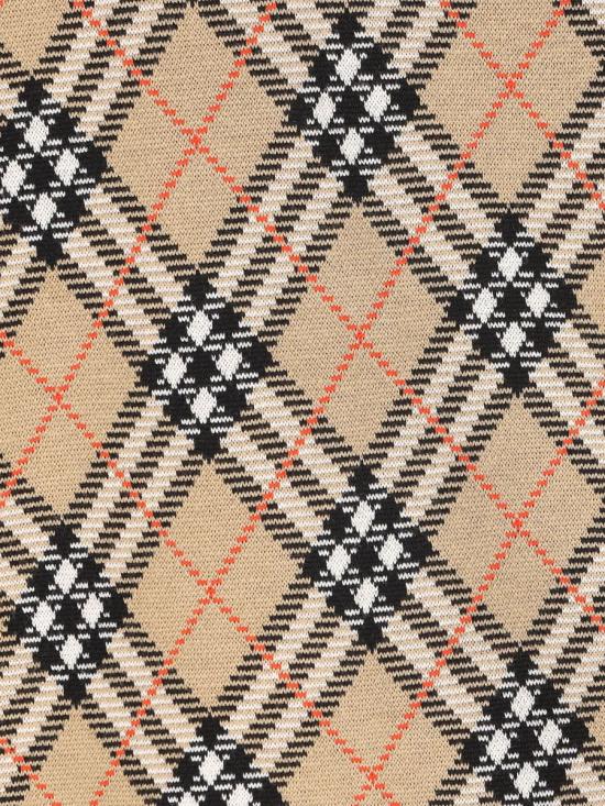 25FW 버버리 체크 울 가디건  8110579C1309 AI25 SAND IP CHECK - BURBERRY