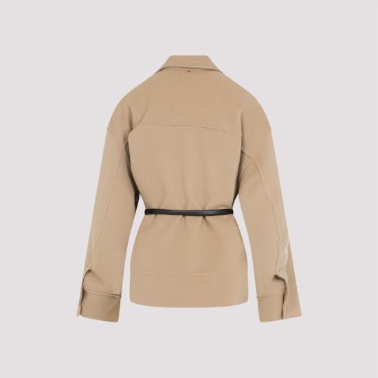 25FW 스포트막스 CANTORE 칸토레 벨티드 울 자켓 2522086031600 80747 001 CAMMELLO NUDE NEUTRALS - SPORTMAX