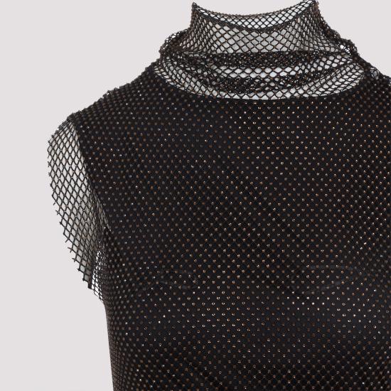 25FW 스포트막스 숏 원피스 2522626071600 13140 003 NERO MARRONE - SPORTMAX