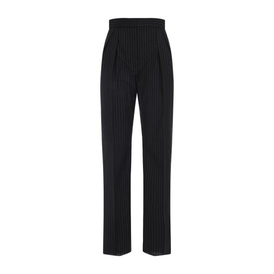 25FW 막스마라 스트레이트 팬츠 2521136021600 10205 002 NERO BIANCO - MAX MARA