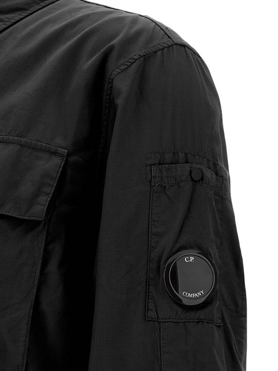 25SS 씨피 컴퍼니 긴팔 셔츠 18CMOS237A005691G999 BLACK DOM - C.P. COMPANY