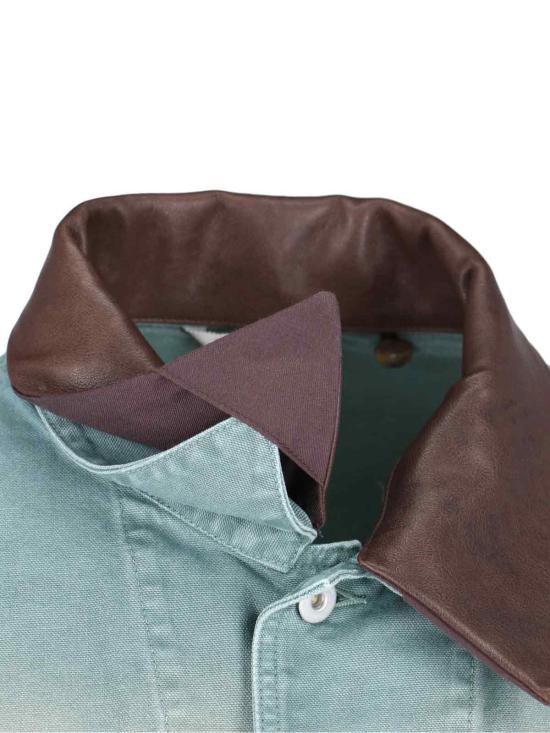 25SS 오라리 데님 자켓 A25SB01CDASHGREEN ASH GREEN DOM - AURALEE