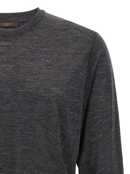 25FW 자노네 긴팔 티셔츠 815234ZM232Z2232 Gray - ZANONE