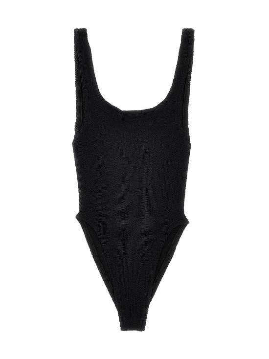 26SS 훈자 지 원피스 수영복 SQUARENECKSWIMBLACK Black