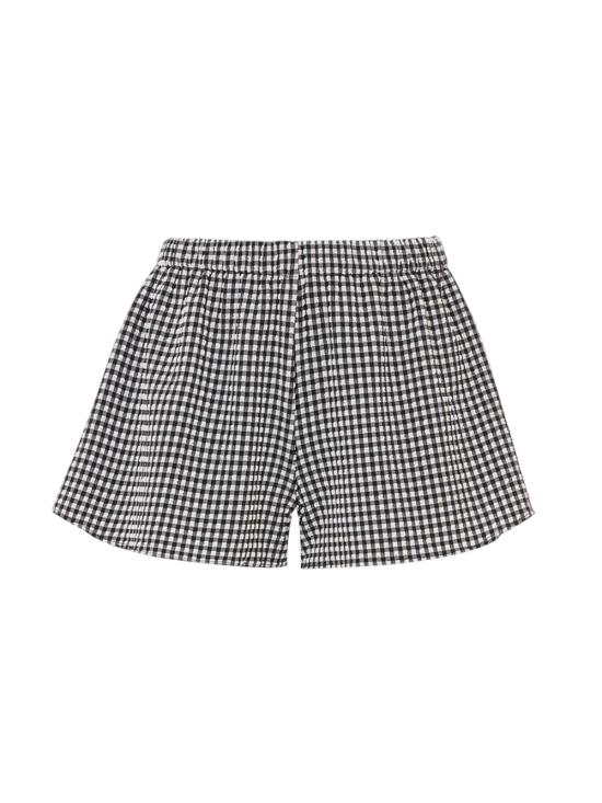 25FW 훈자 지 숏팬츠 SHORUNNERGIN BLACK GINGHAM