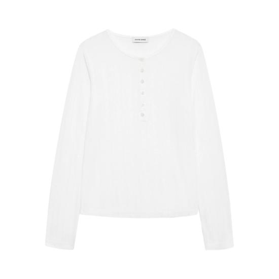 25FW 애니빙 긴팔 티셔츠 A 08 11225 OFW26 WHITE