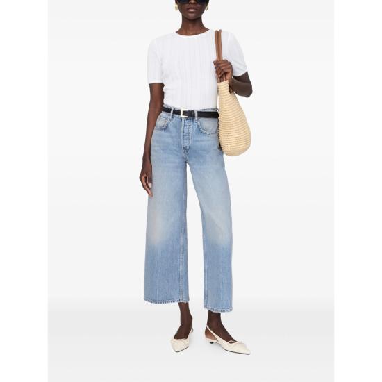 25FW 애니빙 반팔 티셔츠 A 08 11200 OFW26 WHITE - ANINE BING