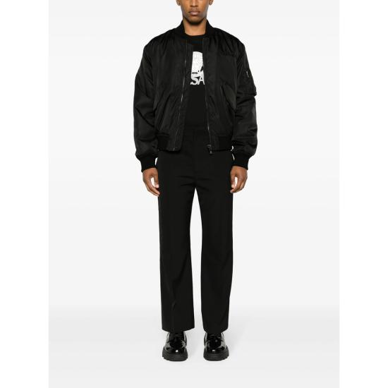 25FW 베르사체 탑 1A10088 1014226 1B000 BLACK - VERSACE