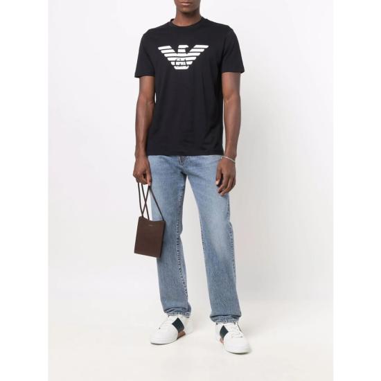 25FW 엠포리오 아르마니 탑 1JPZZ 8N1TN5 0975 BLUE - EMPORIO ARMANI