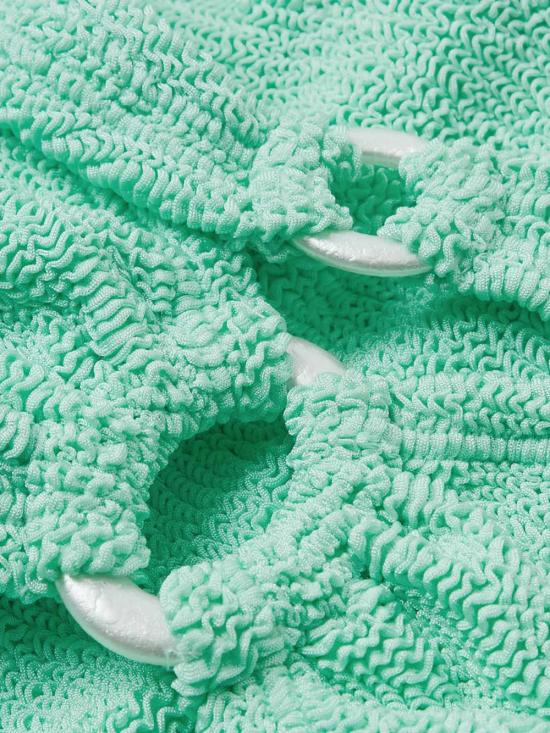 25FW 훈자 지 비치웨어 BMISTYPRL METALLIC MINT - HUNZA G