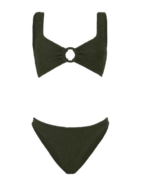 25FW 훈자 지 비치웨어 BJULIATX METALLIC KHAKI