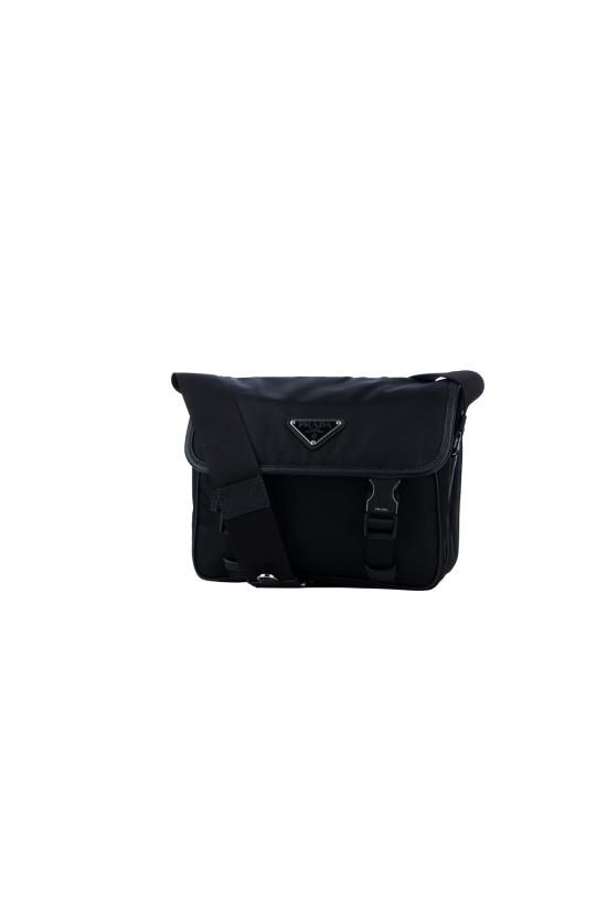 26FW 프라다 리나일론 앤 사피아노 레더 숄더백 2VD034VXOP2DMH F0002 - PRADA