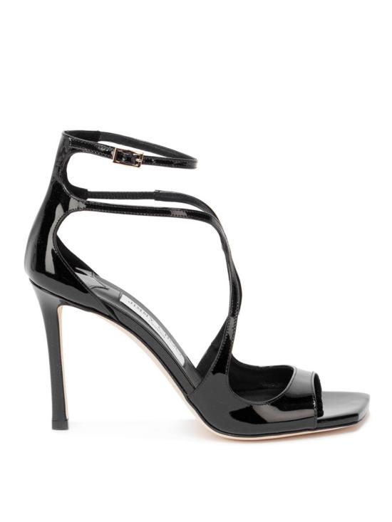26FW 지미추 샌들 AZIA95PATBLACK