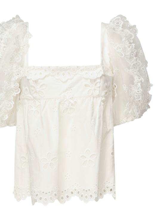 25SS 포러브앤레몬스 긴팔 티셔츠 CT2255 WHITE White - FOR LOVE & LEMONS