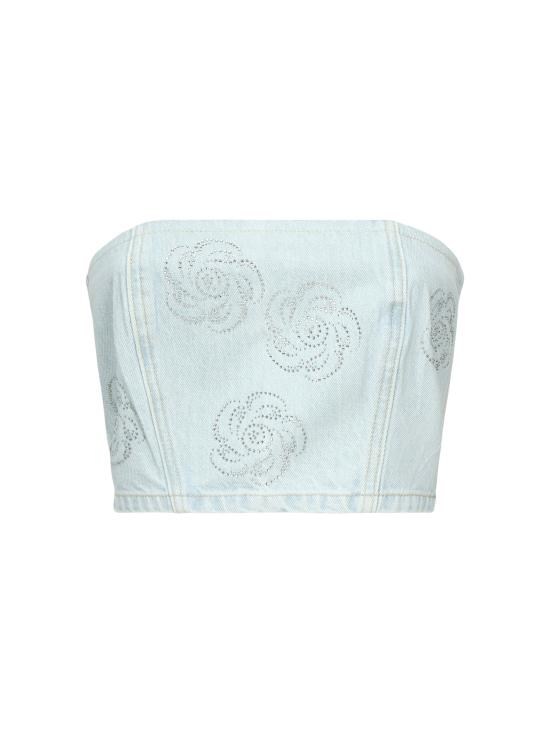 25SS 로테이트 민소매 티셔츠 114062 1468 Blue