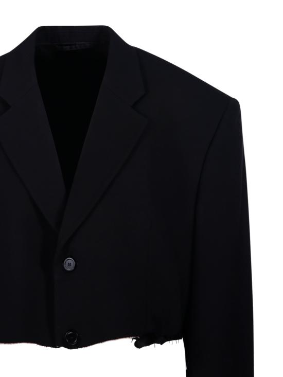 25FW 발렌시아가 수트 자켓 839295 TRT01 1000 BLACK - BALENCIAGA