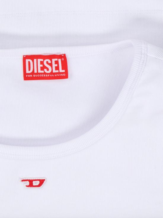 25FW 디젤 반팔 티셔츠 A05106 0EJAI 100 White - DIESEL