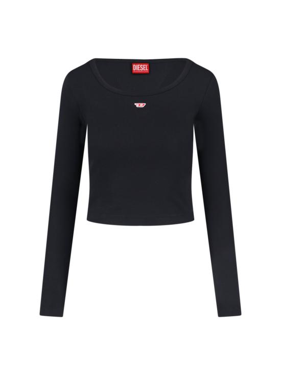 25FW 디젤 반팔 티셔츠 A05106 0EJAI 9XX Black