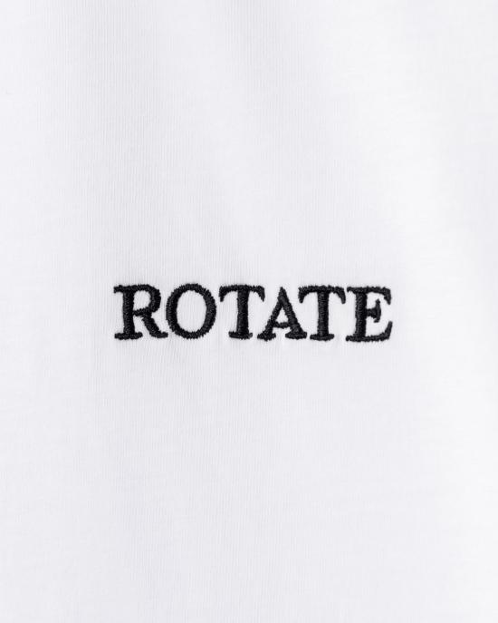 25SS 로테이트 반팔 티셔츠 112445400 400 BRIGHT WHITE White - ROTATE