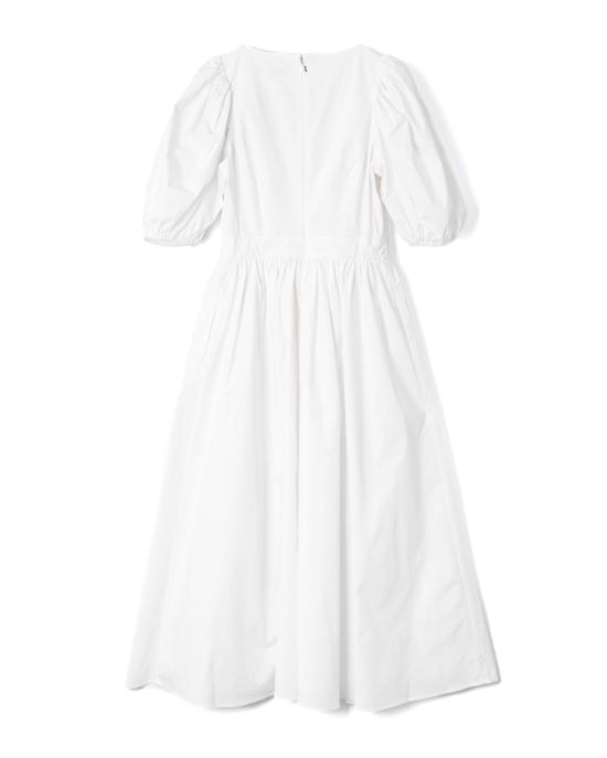 25SS 로테이트 미디 원피스 114478400 400 BRIGHT WHITE - ROTATE
