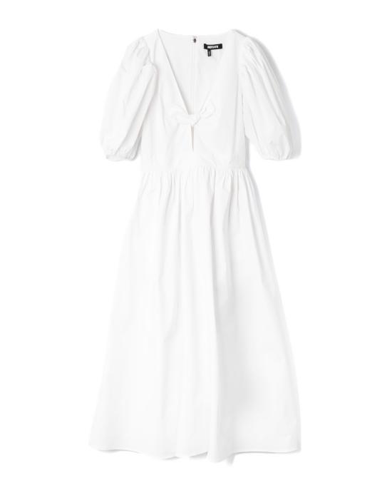 25SS 로테이트 미디 원피스 114478400 400 BRIGHT WHITE