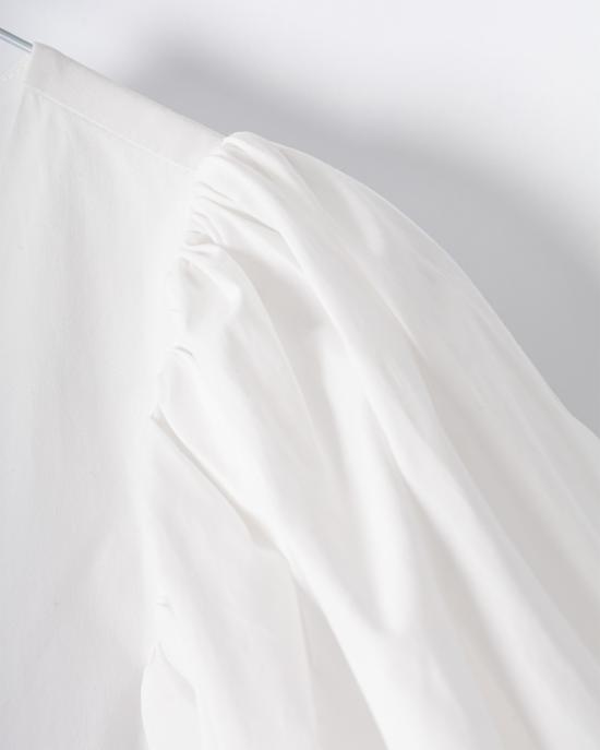 25SS 로테이트 미디 원피스 114478400 400 BRIGHT WHITE - ROTATE