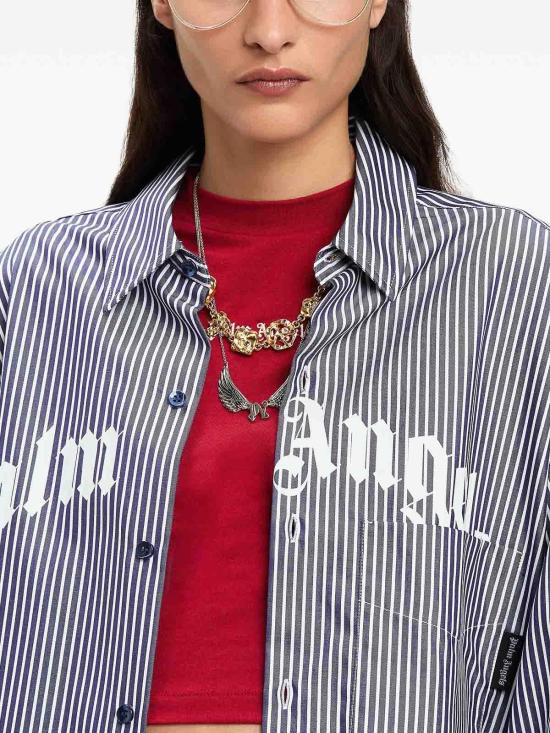  팜앤젤스 롱 원피스 PWDG002S25FAB0014603 Blue - PALM ANGELS