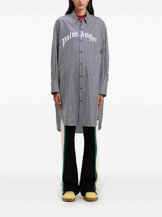  팜앤젤스 롱 원피스 PWDG002S25FAB0014603 Blue - PALM ANGELS