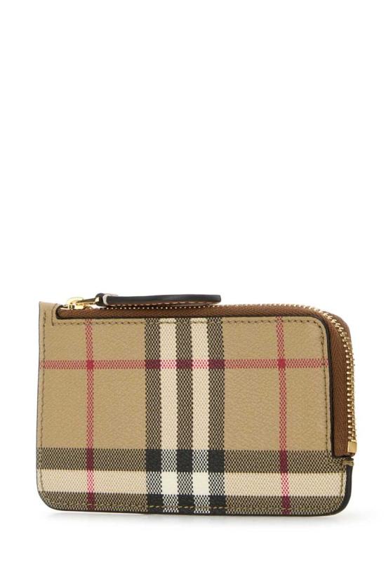  버버리 체크 지퍼 카드 케이스  8109804 A9534 Multicolor - BURBERRY
