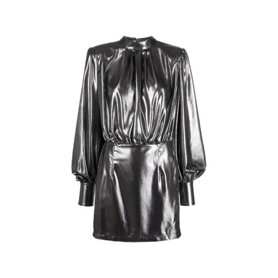  블랑카 비타 숏 원피스 ABELIA 0082 ARGENTO RGB Silver SILVER - BLANCA VITA