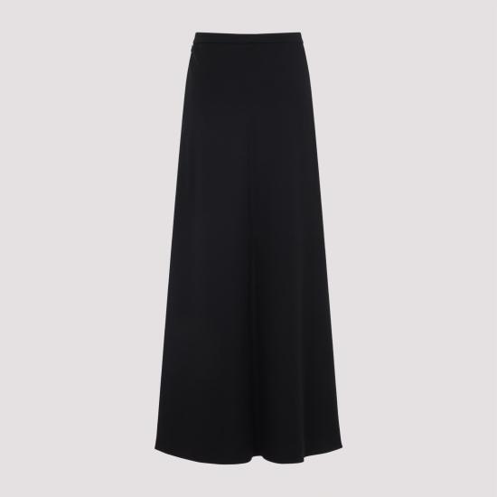 25FW 막스마라 롱 스커트 2521776011600 13073 004 NERO BLACK - MAX MARA