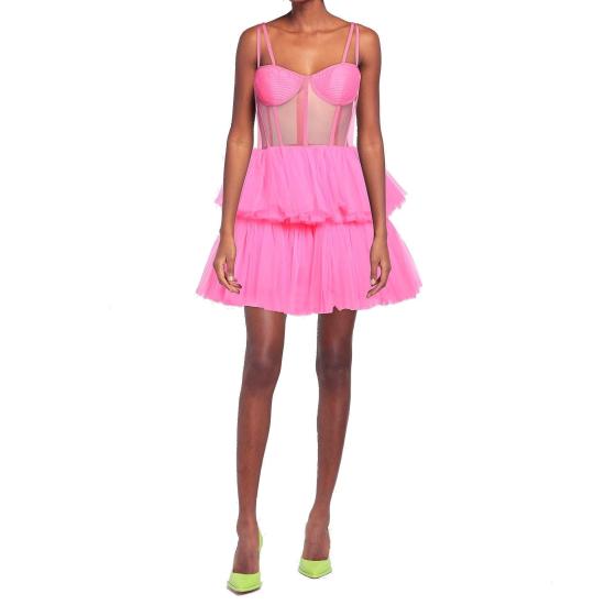  1913 드레스코드 숏 원피스 DCW420 TU 087 Pink PINK - 1913 DRESSCODE