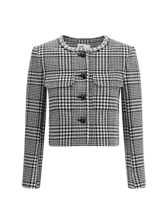 25FW 셀프 포트레이트 자켓 PF25111JBW BLACKANDWH Black