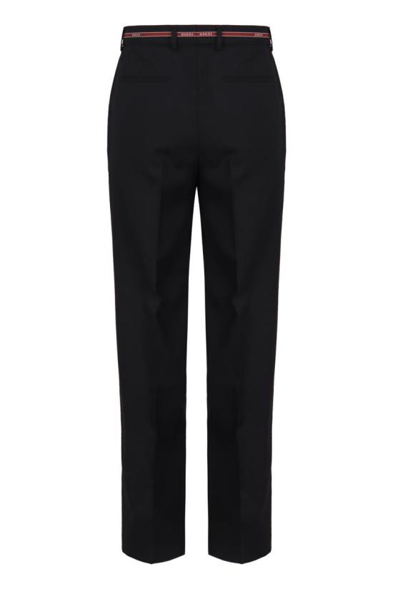 25FW 구찌 셀비지 디테일 울 팬츠  832544Z7AQV 4668 BLUE - GUCCI